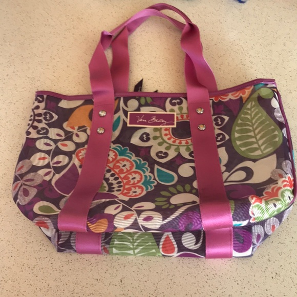 vera bradley mesh beach bag